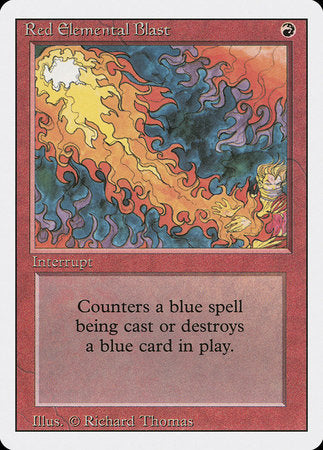 Red Elemental Blast [Revised Edition] | Eastridge Sports Cards & Games