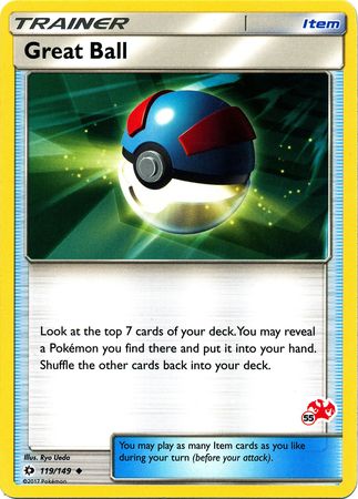 Great Ball (119/149) (Charizard Stamp #55) [Battle Academy 2020] | Eastridge Sports Cards & Games