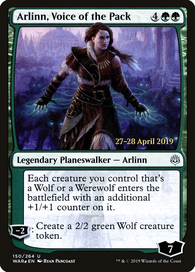 Arlinn, Voice of the Pack  [War of the Spark Prerelease Promos] | Eastridge Sports Cards & Games