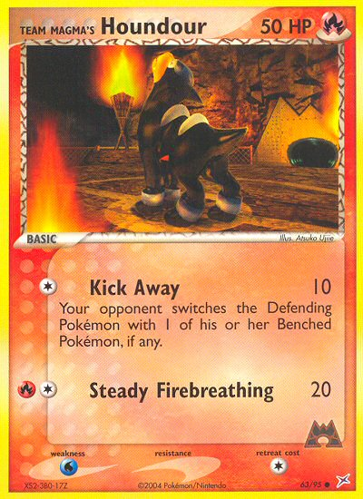 Team Magma's Houndour (63/95) [EX: Team Magma vs Team Aqua] | Eastridge Sports Cards & Games