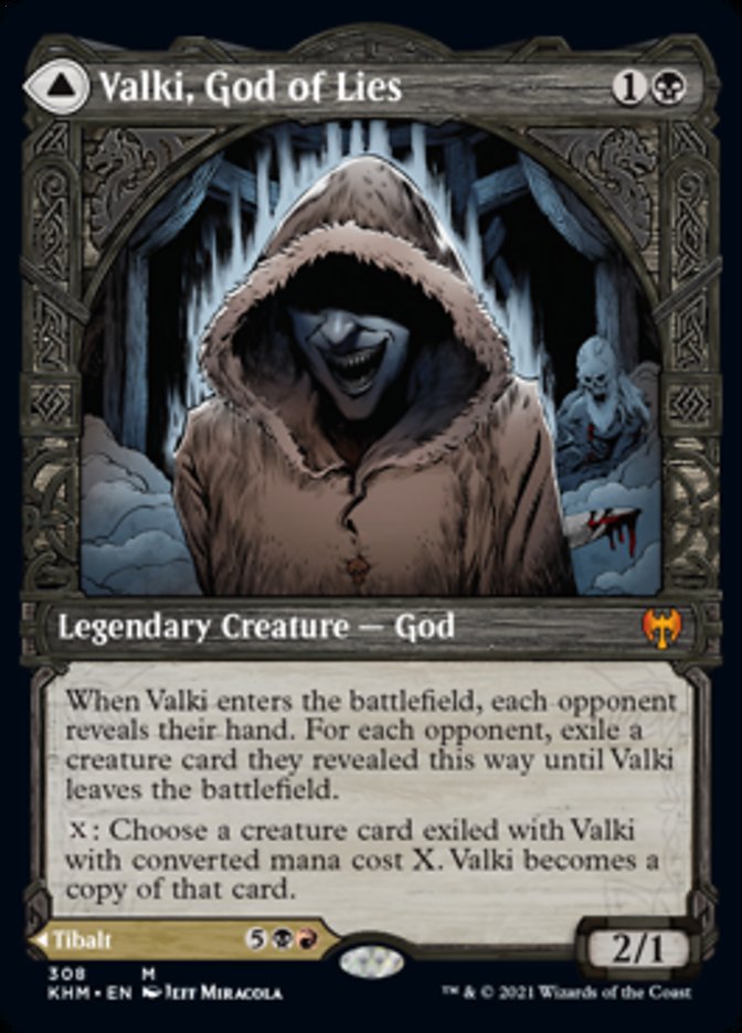 Valki, God of Lies // Tibalt, Cosmic Impostor (Showcase) [Kaldheim] | Eastridge Sports Cards & Games