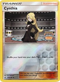 Cynthia (119/156) (Regional Championship Promo) [Sun & Moon: Ultra Prism] | Eastridge Sports Cards & Games