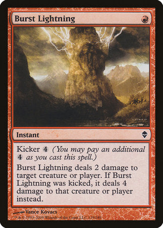 Burst Lightning [Zendikar] | Eastridge Sports Cards & Games