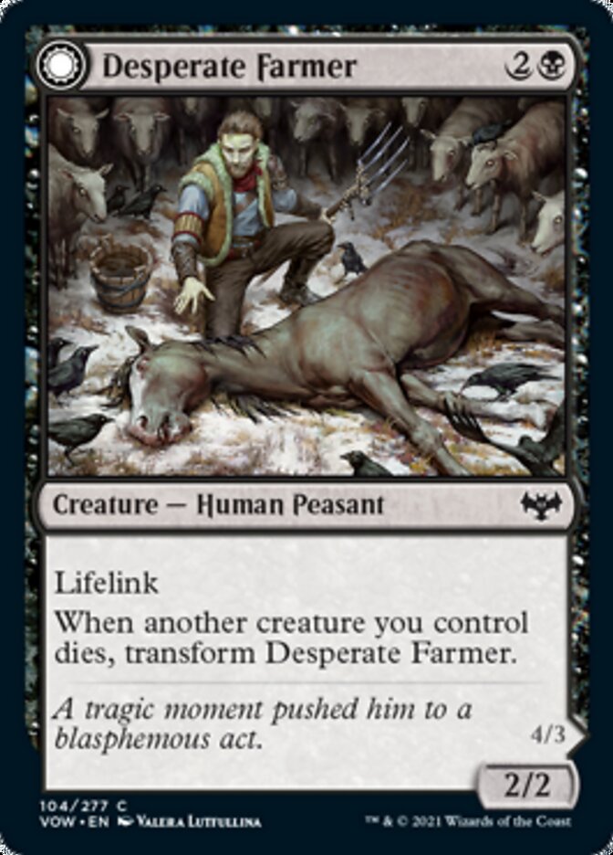 Desperate Farmer // Depraved Harvester [Innistrad: Crimson Vow] | Eastridge Sports Cards & Games