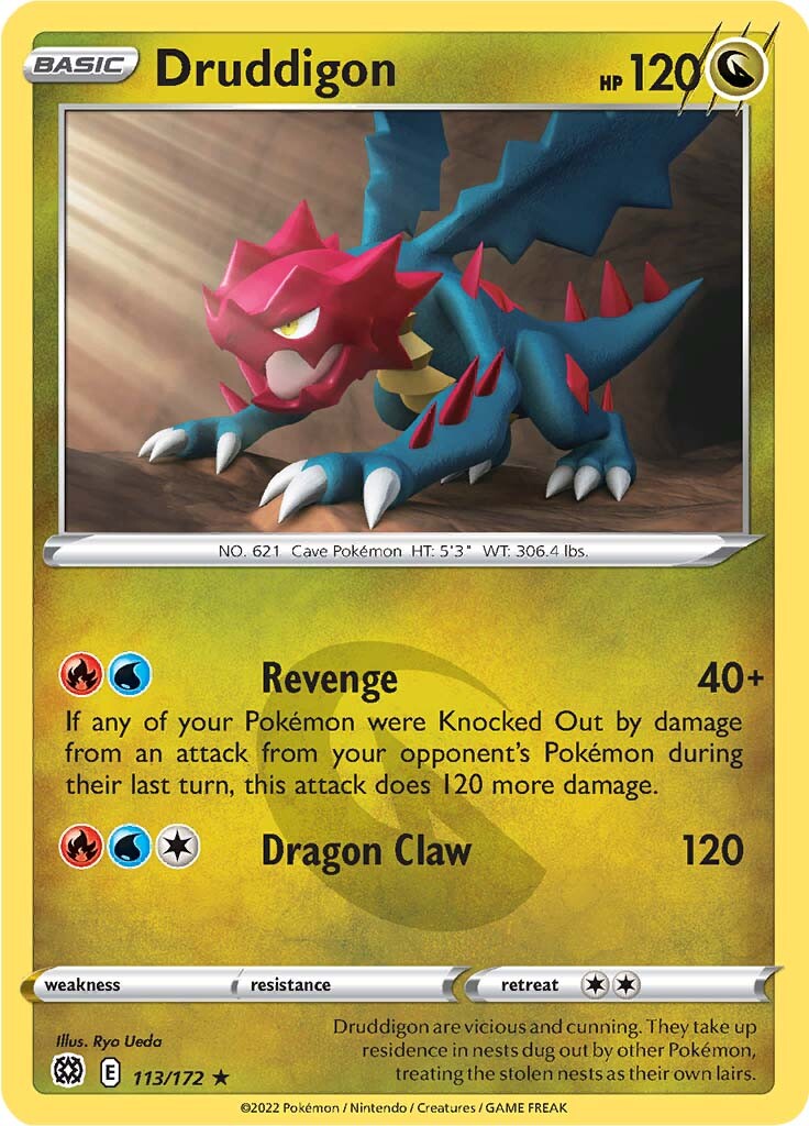 Druddigon (113/172) [Sword & Shield: Brilliant Stars] | Eastridge Sports Cards & Games