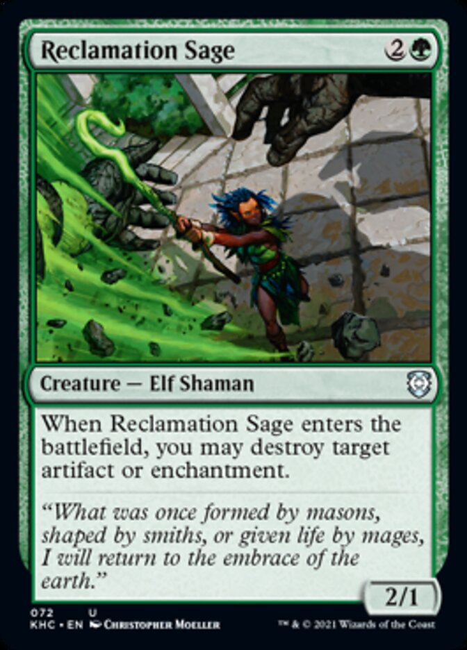 Reclamation Sage [Kaldheim Commander] | Eastridge Sports Cards & Games