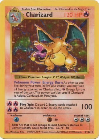 Charizard (4/102) [Base Set Shadowless Unlimited] | Eastridge Sports Cards & Games