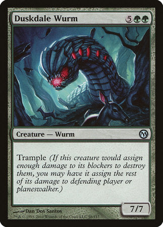 Duskdale Wurm [Duels of the Planeswalkers] | Eastridge Sports Cards & Games