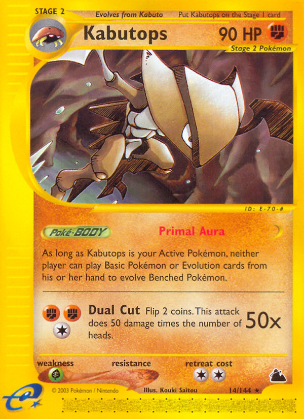 Kabutops (14/144) [Skyridge] | Eastridge Sports Cards & Games