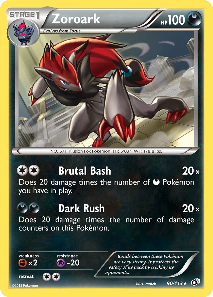 Zoroark (90/113) [Black & White: Legendary Treasures] | Eastridge Sports Cards & Games