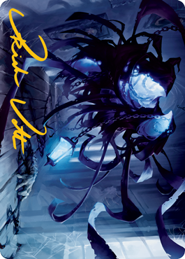 Spectral Adversary Art Card (Gold-Stamped Signature) [Innistrad: Midnight Hunt Art Series] | Eastridge Sports Cards & Games