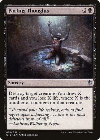 Parting Thoughts [Commander 2016] | Eastridge Sports Cards & Games