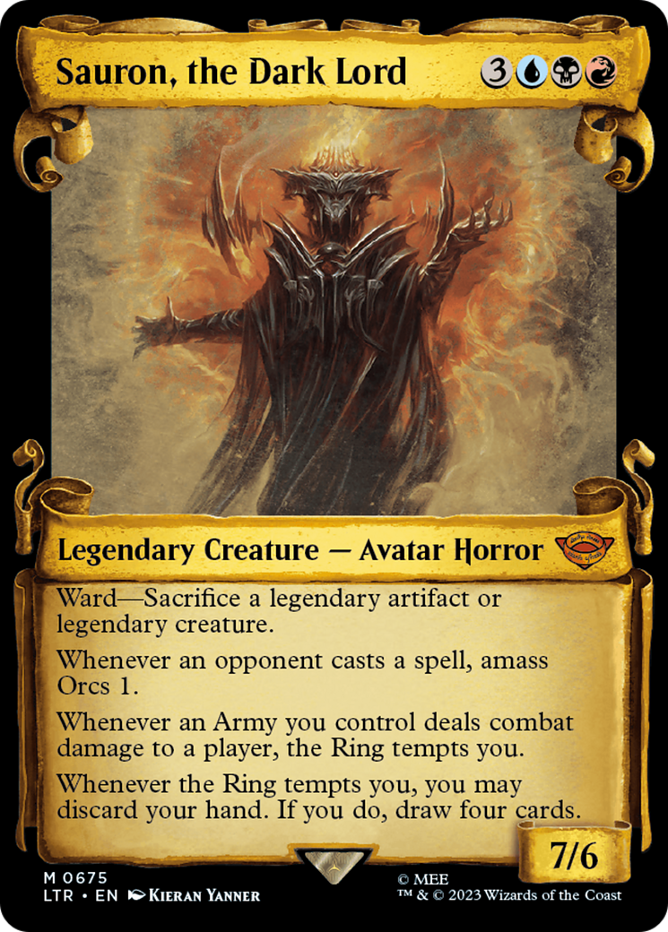 Sauron, the Dark Lord [The Lord of the Rings: Tales of Middle-Earth Showcase Scrolls] | Eastridge Sports Cards & Games