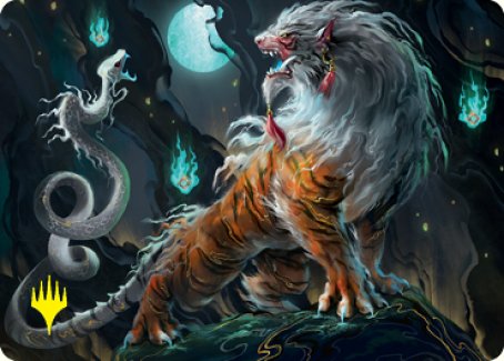 Gloomshrieker Art Card (Gold-Stamped Signature) [Kamigawa: Neon Dynasty Art Series] | Eastridge Sports Cards & Games