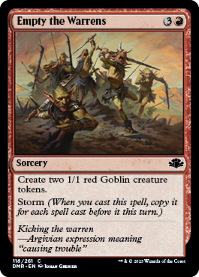Empty the Warrens [Dominaria Remastered] | Eastridge Sports Cards & Games