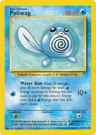 Poliwag (59/102) [Base Set Unlimited] | Eastridge Sports Cards & Games