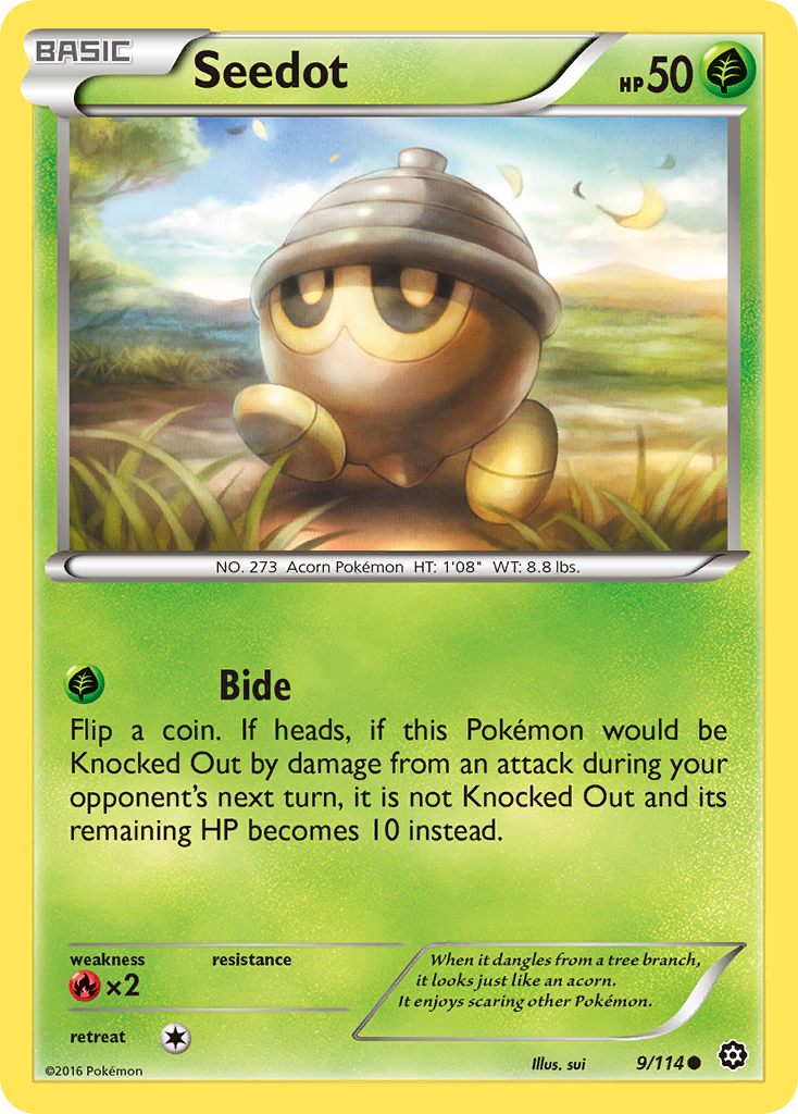 Seedot (9/114) [XY: Steam Siege] | Eastridge Sports Cards & Games