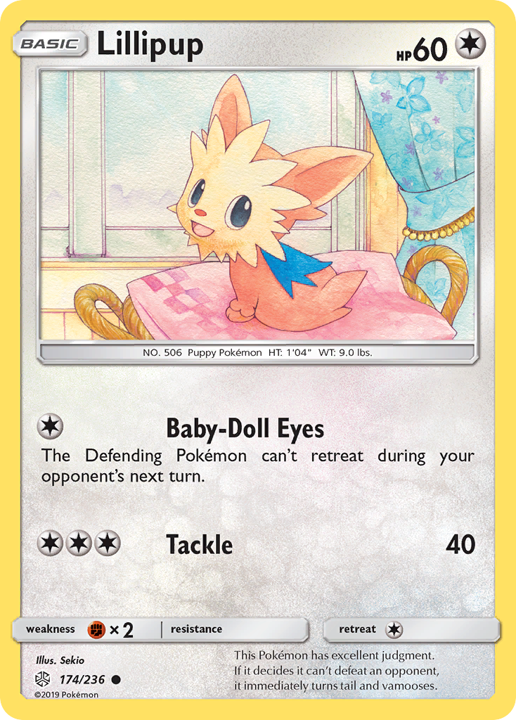 Lillipup (174/236) [Sun & Moon: Cosmic Eclipse] | Eastridge Sports Cards & Games