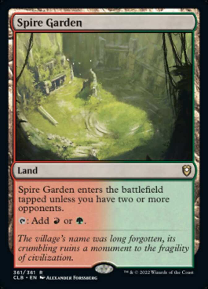 Spire Garden [Commander Legends: Battle for Baldur's Gate] | Eastridge Sports Cards & Games