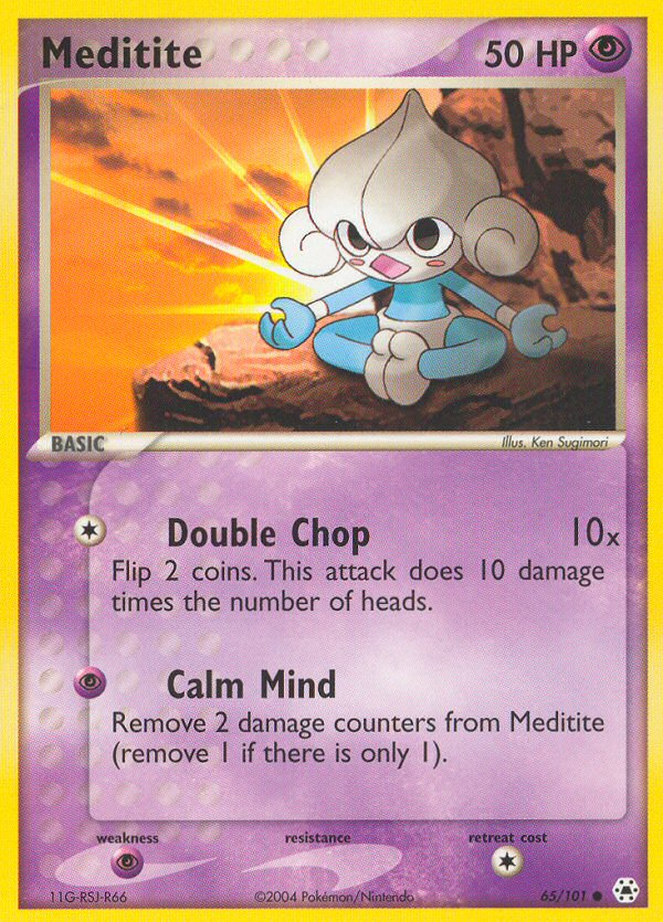 Meditite (65/101) [EX: Hidden Legends] | Eastridge Sports Cards & Games