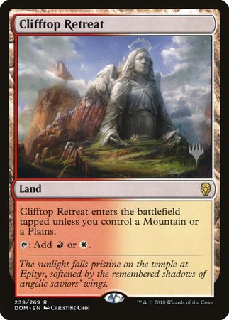 Clifftop Retreat [Dominaria Promos] | Eastridge Sports Cards & Games