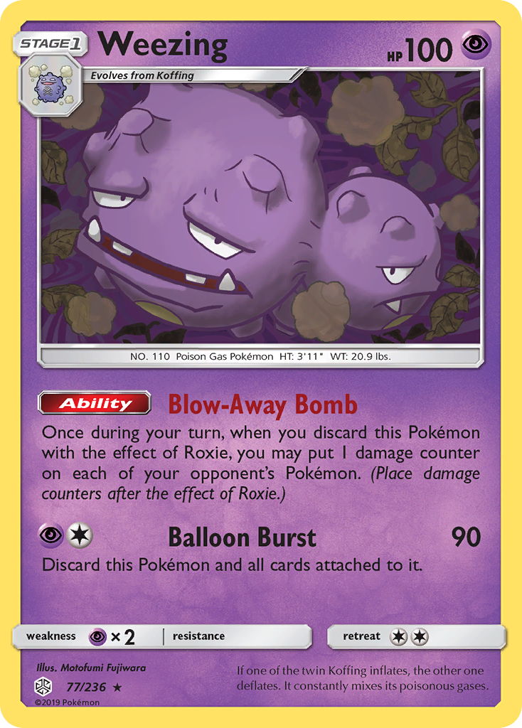 Weezing (77/236) [Sun & Moon: Cosmic Eclipse] | Eastridge Sports Cards & Games