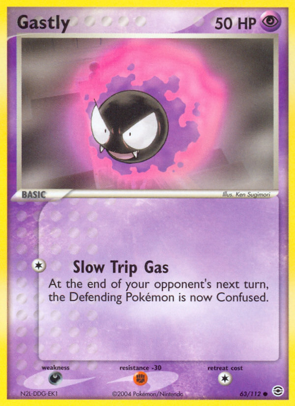 Gastly (63/112) [EX: FireRed & LeafGreen] | Eastridge Sports Cards & Games