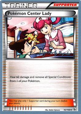 Pokemon Center Lady (93/106) (Primal Groudon - Alejandro Ng-Guzman) [World Championships 2015] | Eastridge Sports Cards & Games