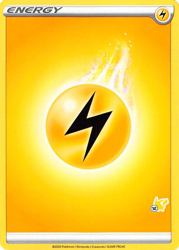 Lightning Energy (Pikachu Stamp #12) [Battle Academy 2022] | Eastridge Sports Cards & Games