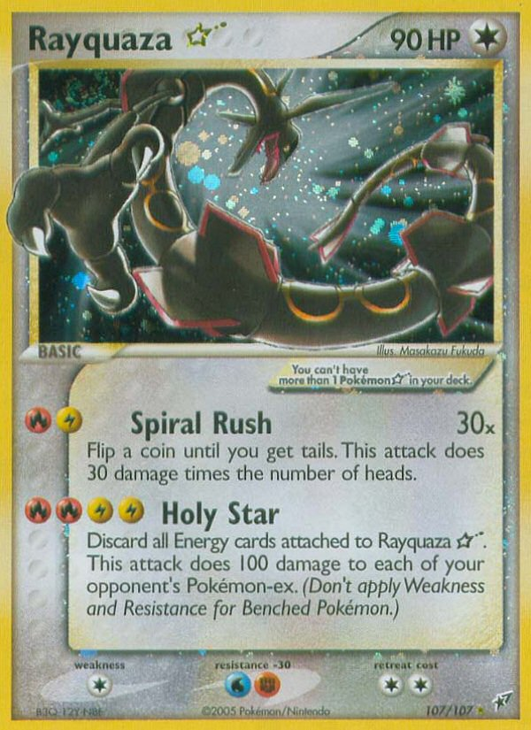 Rayquaza Star (107/107) [EX: Deoxys] | Eastridge Sports Cards & Games