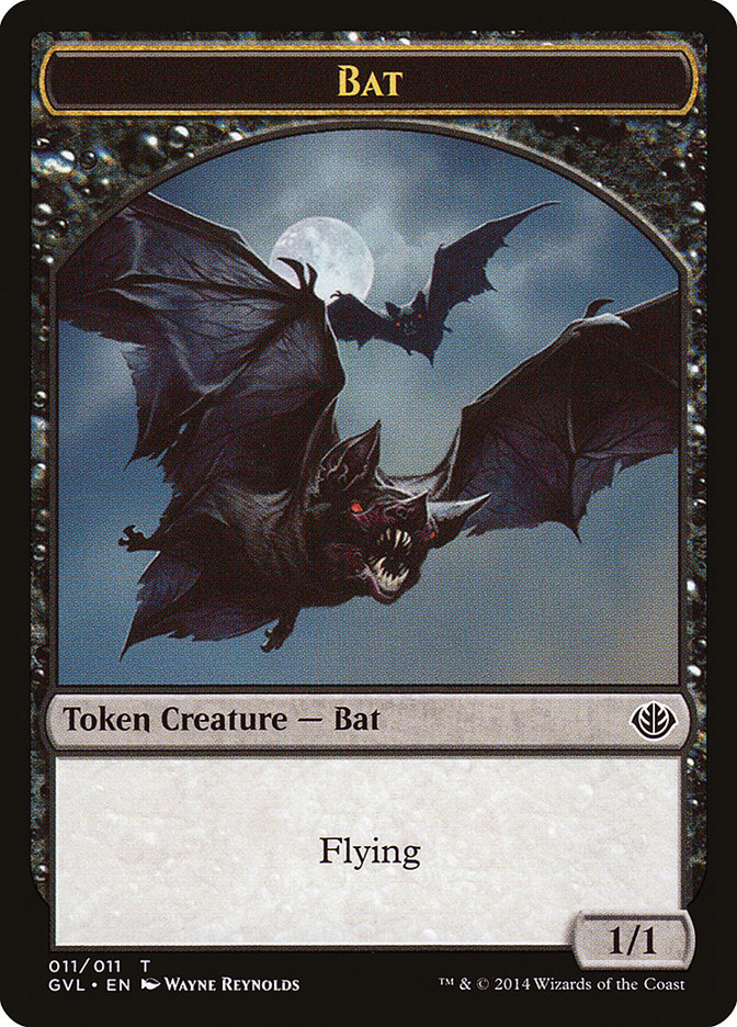 Bat Token (Garruk vs. Liliana) [Duel Decks Anthology Tokens] | Eastridge Sports Cards & Games