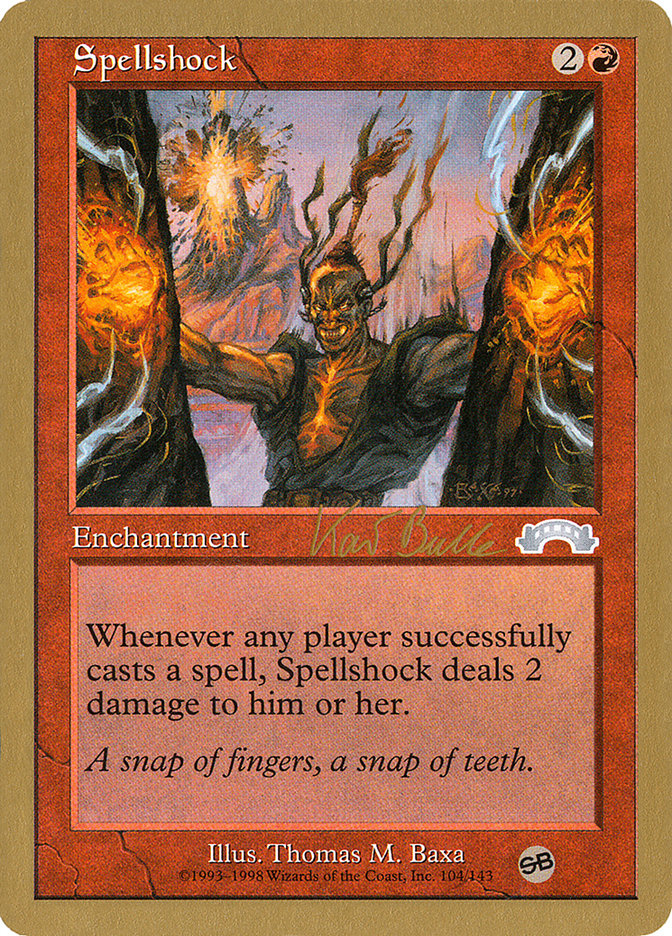 Spellshock (Kai Budde) (SB) [World Championship Decks 1999] | Eastridge Sports Cards & Games