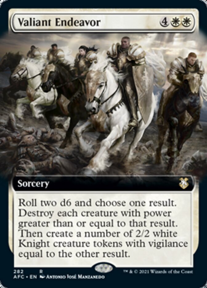 Valiant Endeavor (Extended) [Dungeons & Dragons: Adventures in the Forgotten Realms Commander] | Eastridge Sports Cards & Games