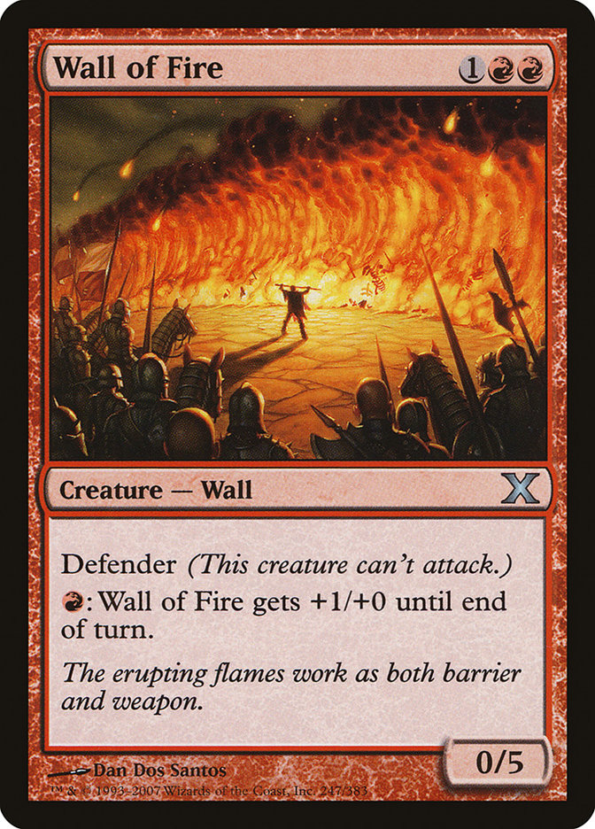 Wall of Fire [Tenth Edition] | Eastridge Sports Cards & Games