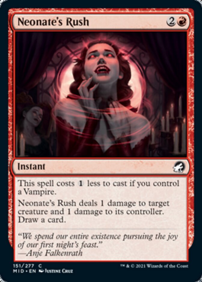 Neonate's Rush [Innistrad: Midnight Hunt] | Eastridge Sports Cards & Games