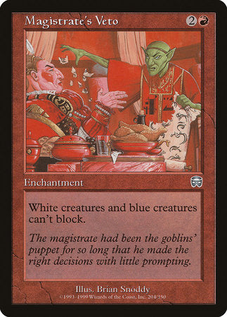 Magistrate's Veto [Mercadian Masques] | Eastridge Sports Cards & Games