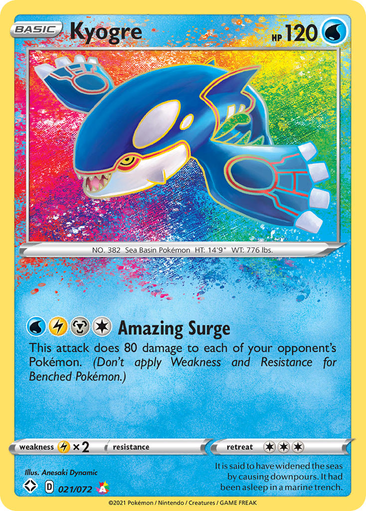 Kyogre (021/072) [Sword & Shield: Shining Fates] | Eastridge Sports Cards & Games