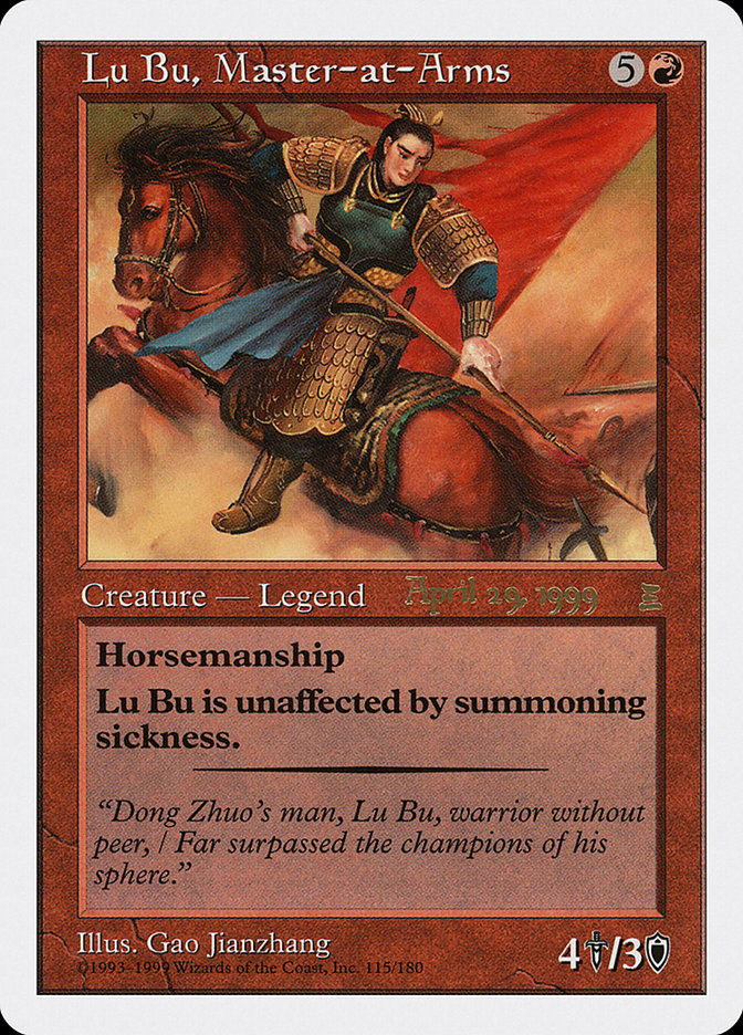 Lu Bu, Master-at-Arms (April 29, 1999) [Portal Three Kingdoms Promos] | Eastridge Sports Cards & Games