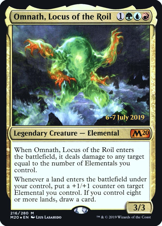 Omnath, Locus of the Roil  [Core Set 2020 Prerelease Promos] | Eastridge Sports Cards & Games