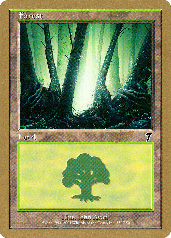 Forest (rl330) (Raphael Levy) [World Championship Decks 2002] | Eastridge Sports Cards & Games