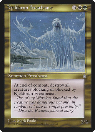 Kjeldoran Frostbeast [Ice Age] | Eastridge Sports Cards & Games