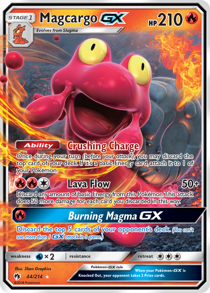 Magcargo GX (44/214) [Sun & Moon: Lost Thunder] | Eastridge Sports Cards & Games