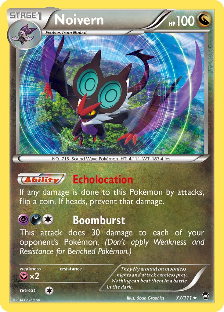 Noivern (77/111) (Cosmos Holo) (Blister Exclusive) [XY: Furious Fists] | Eastridge Sports Cards & Games