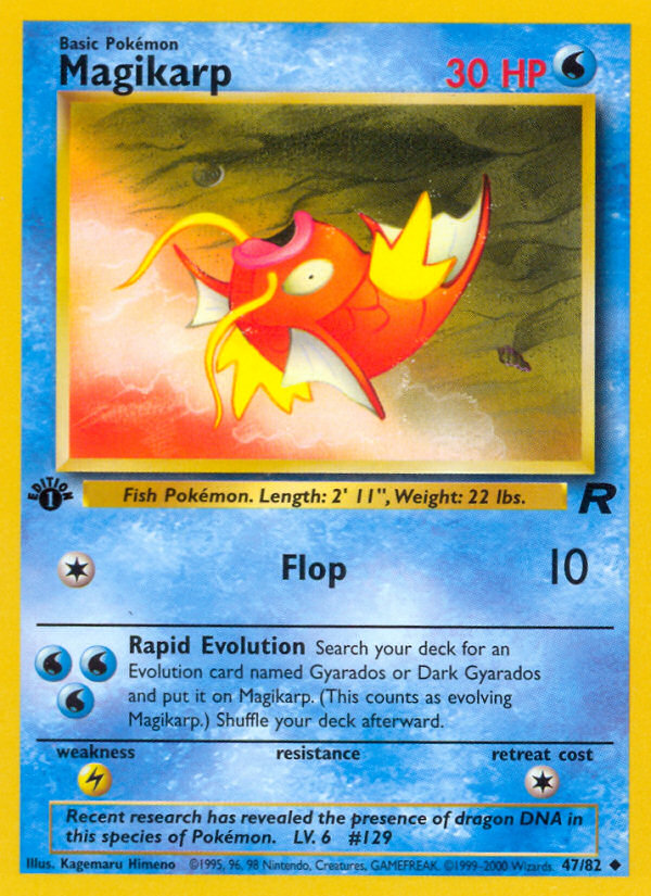 Magikarp (47/82) [Team Rocket 1st Edition] | Eastridge Sports Cards & Games