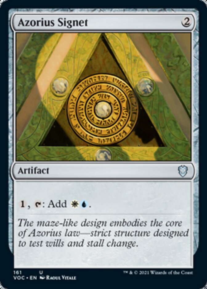 Azorius Signet [Innistrad: Crimson Vow Commander] | Eastridge Sports Cards & Games