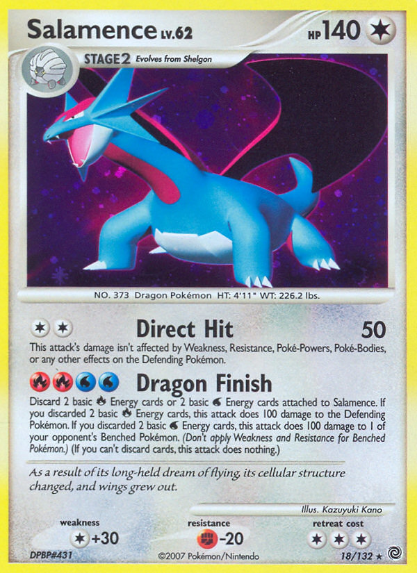 Salamence (18/132) [Diamond & Pearl: Secret Wonders] | Eastridge Sports Cards & Games