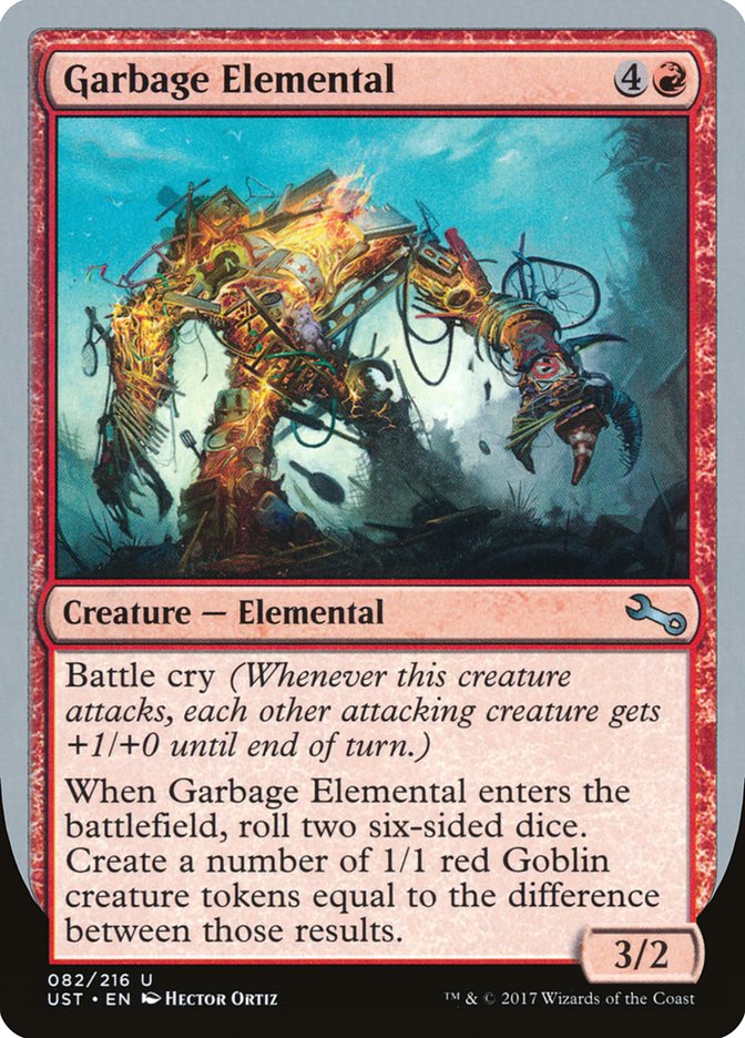 Garbage Elemental (3/2 Creature) [Unstable] | Eastridge Sports Cards & Games