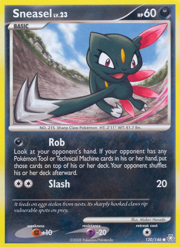 Sneasel (120/146) [Diamond & Pearl: Legends Awakened] | Eastridge Sports Cards & Games