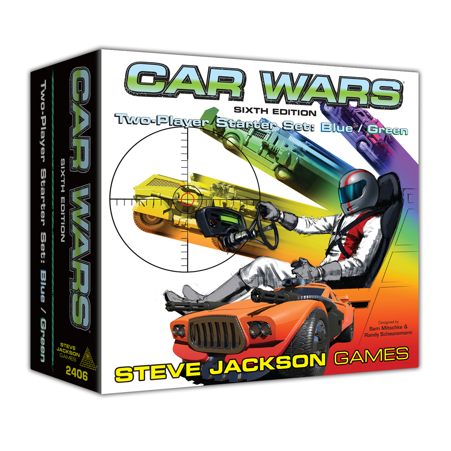 Car Wars 6th Edition Two Player Stater Set: Blue / Green | Eastridge Sports Cards & Games
