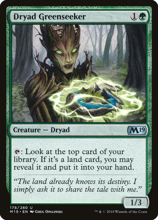 Dryad Greenseeker [Core Set 2019] | Eastridge Sports Cards & Games